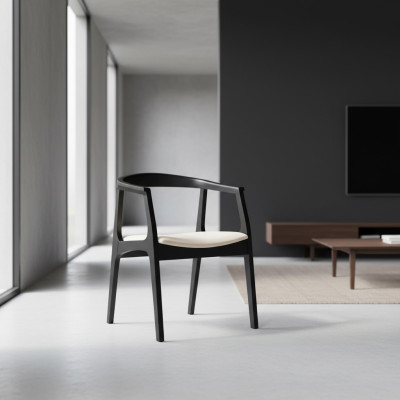 jadalnia Drewno Meble Krzesła Luxury Design Podkładka Krzesło Lehn Siedziba Office
