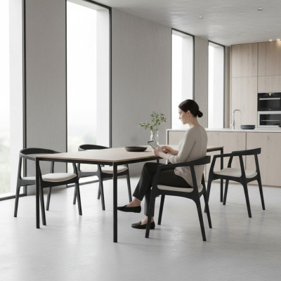 Design 8 Krzesła Grupa jadalnia Ustaw Fotel Nowy Zestaw Podkładka Krzesło