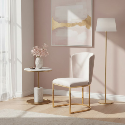 Krzesło 4x Krzesła Grupa Zestaw Living jadalnia Ustaw Style Włókienniczy Modern