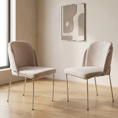Design jadalnia 2x Krzesła Zestaw Nowy Krzesło Ustawić Fotel Podkładka