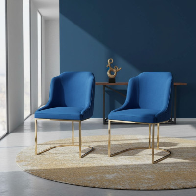Krzesło do jadalni Pokój Zestaw Zestaw do siedzenia 4x Krzesła Modern Podkładka Design Nowość