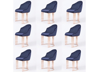 Ustawić Fotel Lounge Kuchnia 8x Design Podkładka Siedziba Krzesła Krzesło Zestaw