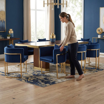 GroupTextil Podkładka Krzesła Gastro jadalnia Material Design Set 6 Krzesło