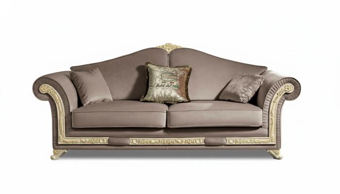 Sofa 3 miejsce do siedzenia Luksusowe Meble Salon Trzyosobowa Klasyczny Design Włoski