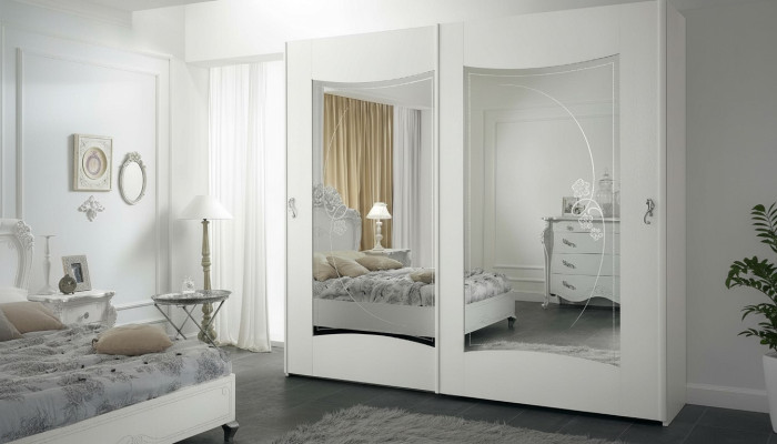 Szafa Biały Luxury Meble Italian Interior Sypialnia Szafa