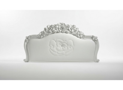 Łóżko Biały Sypialnia łóżko Drewno Luxury Meble Design Classic Hotel Double