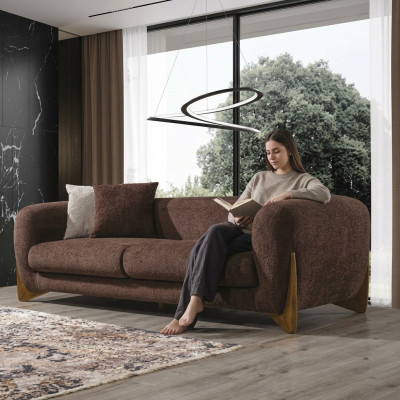 Sofa 3 miejsce do siedzenia Salon Luksusowy Design Włoski Styl Meble Nowoczesne