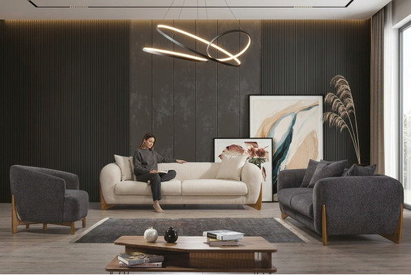 Meble w stylu włoskim Zestaw sofowy Multicolor Sofa Obcios