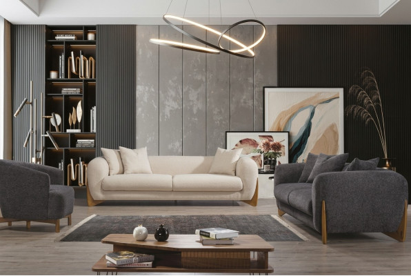 Meble w stylu włoskim Zestaw sofowy Multicolor Sofa Obcios