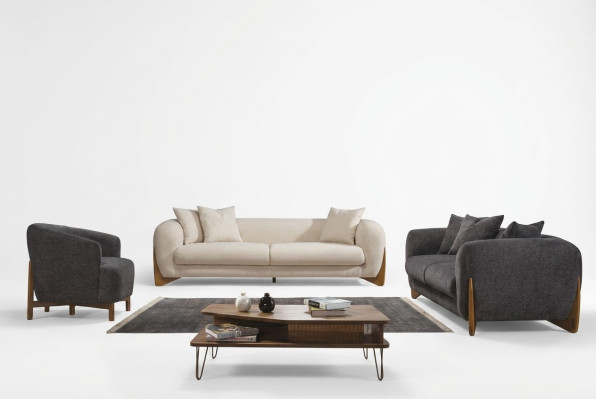 Meble w stylu włoskim Zestaw sofowy Multicolor Sofa Obcios