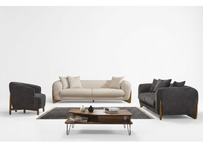 Meble w stylu włoskim Zestaw sofowy Multicolor Sofa Obcios