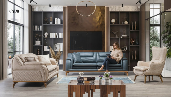 Fotel Beige 1 miejsce siedzące Luksusowy Salon Klasyczny Włoski Design
