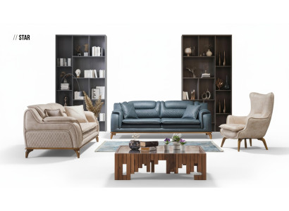 Fotel Beige 1 miejsce siedzące Luksusowy Salon Klasyczny Włoski Design