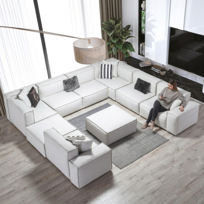 Narożnikowa kanapa Kanapa Podkładka Narożne sofy Sofa Kanapy Meble do Salonu