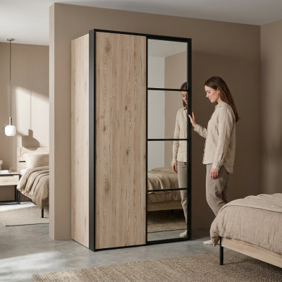 Loft Szafa Wielofunkcyjna Szafka Drewno Szafa Szafki Meble Brąz