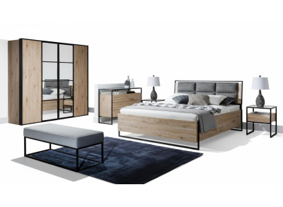 Szafa Brązowe Drewno Meble Design Elegancka Sypialnia Nowoczesna Szafa Nowość
