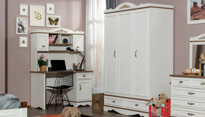 Biurko Biały żłobek pokój młodzieżowy luksusowy design stoły nowoczesny nowy