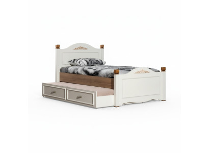 łóżko rozkładane żłobek Łóżko Sypialnia Design Luxury Meble Drewno Youth Room