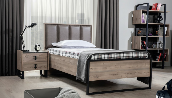 Loft Stolik nocny Brown Design Nowoczesny Stolik Tabela Sypialnia stoły Nowość