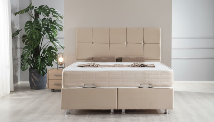 Luksusowe łóżko sprężynowe Łóżko Podwójne łóżka Sypialnia Meble 120x200cm