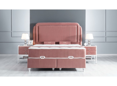 Stolik nocny Różowy Konsole Nowoczesne Konsole Nocne Design Szafki nocne 1x