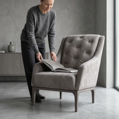 Fotel Sofa Jednoosobowa Kanapa Lounge 1 Siedziba Fotel Salon Design Meble
