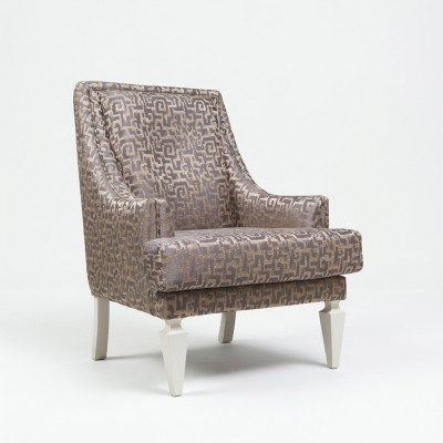 Brązowy salon tapicerowany Fotel Designerskie meble hotelowe jednoosobowe Lounge