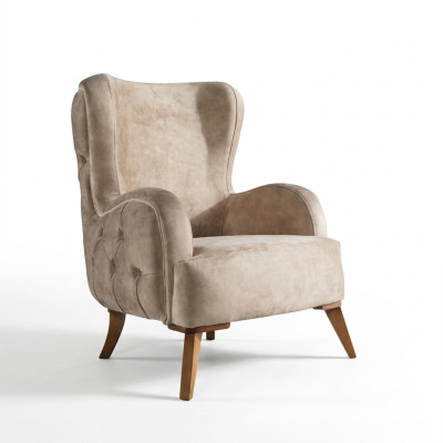Włókienniczy Podkładka Fotel Sofa Siedziba Luksusowa Kolorowa Relaks Beżowa Chesterfield Nowość