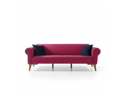 Designerska Sofa 3 miejsce do siedzenia Duża Kanapa Trzyosobowa Włókienniczy Podkładka Meble