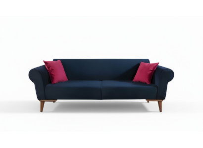 Nowoczesna Sofa 3 miejsce do siedzenia Włókienniczy Kanapa Trzyosobowa Podkładka Meble Materiał