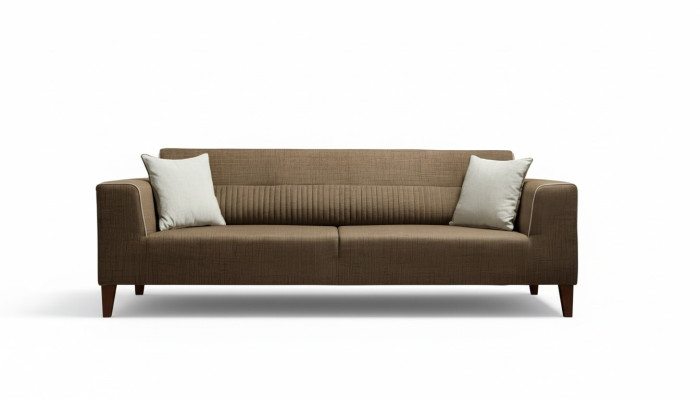 Sofa do salonu 3 miejsce do siedzenia kanapa trzyosobowa Podkładka sofa materiałowa Włókienniczy