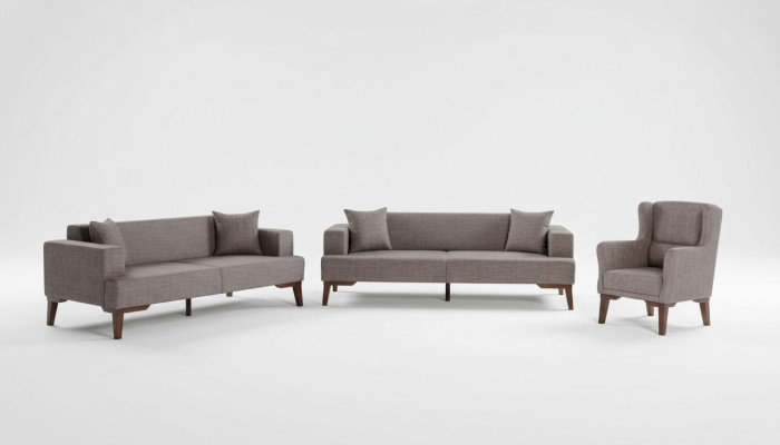 Luksusowy Zestaw sofowy 3+3+1 Kanapa Sofa Podkładka Meble w salonie