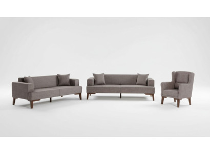 Luksusowy Zestaw sofowy 3+3+1 Kanapa Sofa Podkładka Meble w salonie