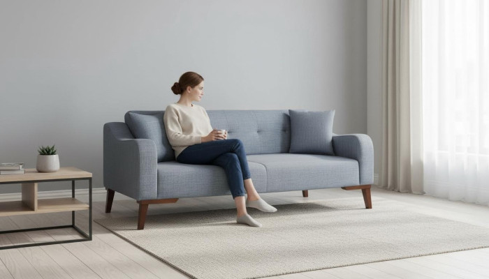 Designerska sofa trzyosobowa kanapa 3 miejsce do siedzenia Podkładka Ustawić Sofy Meble