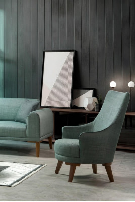 Nowoczesny fotel Fotel jednoosobowy Design do salonu Podkładka Meble