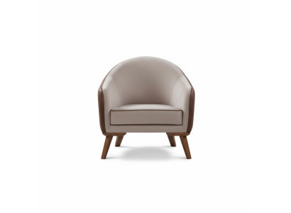 Fotel Jednoosobowy Włókienniczy Salon Lounge Design Meble Kolor Szary