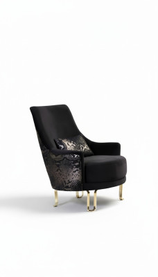 Luxury Design Fotel 1 miejsce siedzące Włókienniczy Lounge Club Podkładka Meble