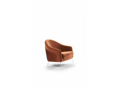 Design Sofa Fotel Couch Podkładka 1 miejsce do siedzenia Włókienniczy Jednoosobowy Nowy kolor brązowy