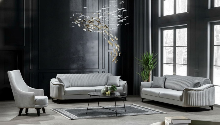 Zestaw sofowy Sofa Luksusowe Sofy Garniur Fotel 331 miejsce do siedzenia Nowoczesne 3-częściowe