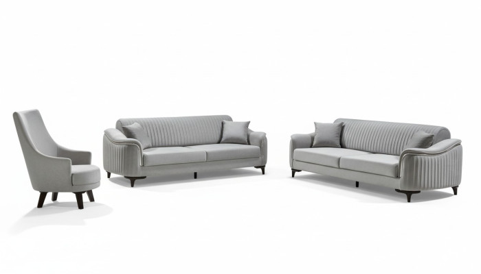 Zestaw sofowy Sofa Luksusowe Sofy Garniur Fotel 331 miejsce do siedzenia Nowoczesne 3-częściowe