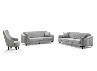 Zestaw sofowy Sofa Luksusowe Sofy Garniur Fotel 331 miejsce do siedzenia Nowoczesne 3-częściowe