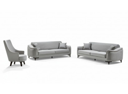 Zestaw sofowy Sofa Luksusowe Sofy Garniur Fotel 331 miejsce do siedzenia Nowoczesne 3-częściowe