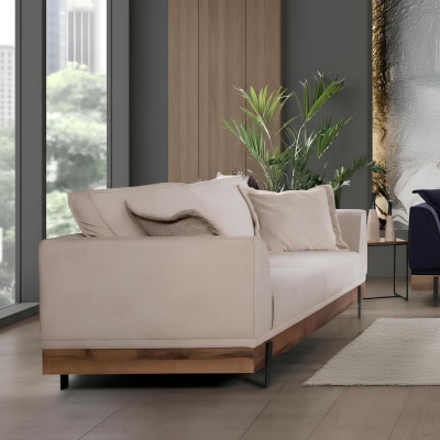 Design Couch 3 Siedziba Podkładka Sofa Nowoczesne Sofy Pokój Meble Beige