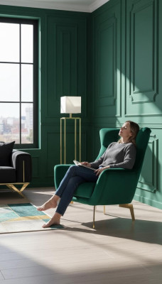 Luksusowy Fotel Jednomiejscowy Nowoczesny 1 miejsce do siedzenia Podkładka Designer Włókienniczy Material