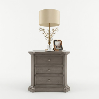 Stolik nocny Design Meble Szafki nocne Drewno Sypialnia Konsole Stolik