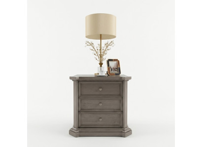 Stolik nocny Design Meble Szafki nocne Drewno Sypialnia Konsole Stolik