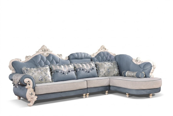 Narożniki Materiał Żywy krajobraz Narożnikowa kanapa Sofa w kształcie litery L Zestaw narożny
