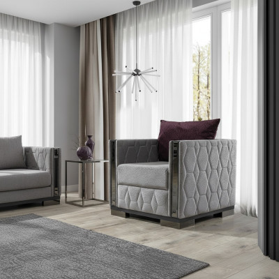 Fotel Meble Jednomiejscowe Sofa do Salonu Sofa Relaks Lustro Elementy