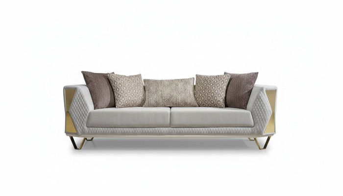 Niezwykła sofa do salonu trzyosobowa kanapa Podkładka Meble Materiał 3er