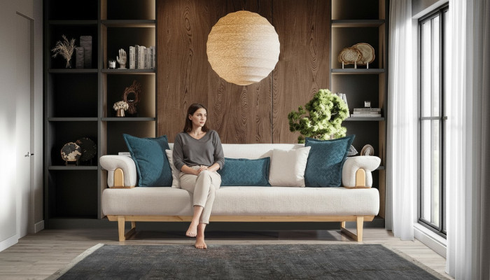 Luksusowa trzyosobowa Sofa Biała 3 miejsce do siedzenia Sofas Design Modern Design Meble